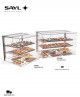 Expositor Neutro Recto Vision EPV100 Sayl Barcelona