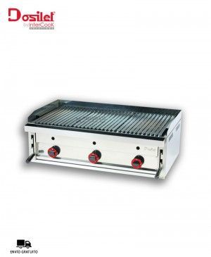 Barbacoa a Gas 3 Fuegos BR900 Dosilet Profesional