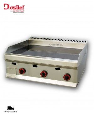 Fry-Top a Gas 3 Fuegos L6FHG90 Dosilet