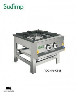 Fogón Industrial 1 Fuego YOG-670-CE-LB Sudimp