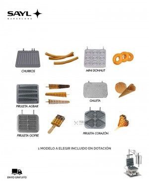 Platina Adicional para Multi-Gofresystem y Baking System de Sayl