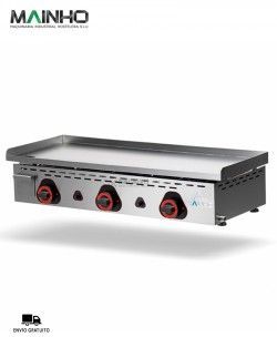 Plancha de Cromo Duro Gas ECO-90CD UNI Mainho