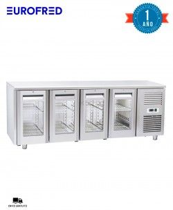 Mesa Fría Puerta Cristal QRG 4100 Cool Head Eurofred