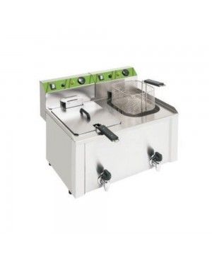 Freidora Doble Eléctrica Industrial FI-77-GC-LB La Bari