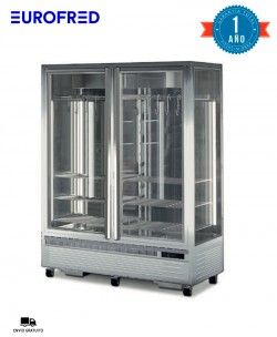 Armario Expositor 4 Caras Cristal MEAT 1152 M Eurofred