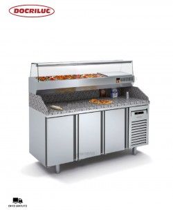 Mesa Fría para Pizzas MP-60-200-R Docriluc