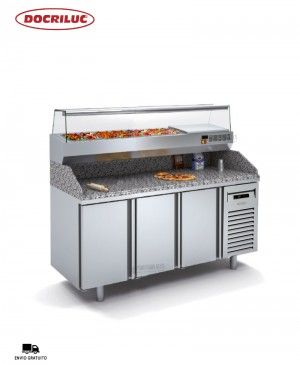 Mesa Fría para Pizzas MP-60-200-R Docriluc