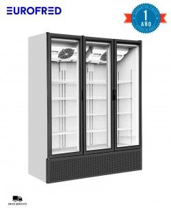 Armario Expositor 3 Puertas S 1600 WOC 3D Eurofred