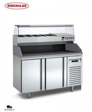 Mesa Fría Elaboración Pizza MP-70-135-R Docriluc