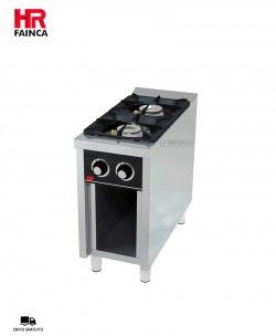 Cocina a Gas con Estante 2 Fuegos C2F900E Fainca HR