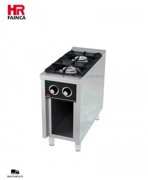 Cocina a Gas con Estante 2 Fuegos C2F900E Fainca HR