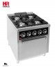 Cocina a Gas con Horno 4 Fuegos C4F900H Fainca HR