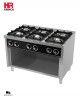 Cocina a Gas con Estante 6 Fuegos C6F900E Fainca HR