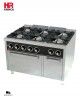 Cocina a Gas con Horno 6 Fuegos C6F900H Fainca HR