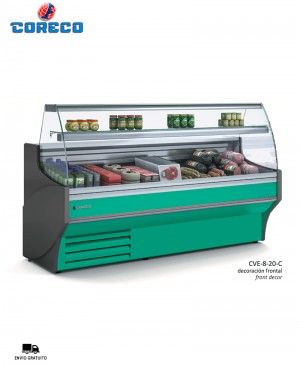 Vitrina Expositora Modular Serie 8 con Reserva CVE-8-13-C Coreco