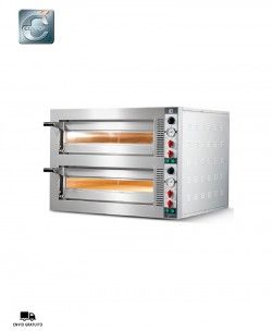 Horno de Pizza Eléctrico Tiepolo TP435/2 Cuppone
