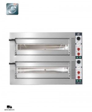 Horno de Pizza Eléctrico Tiepolo TP635L/2 Cuppone