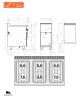 Cocina Modular a Gas 6 Fuegos PC-712GP Lotus
