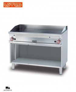 Fry-Top Gas de Cromo Duro FTL-712GS Lotus