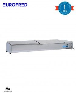 Sobrevitrina Refrigerada VRX 20/38 INOX Cool Head Eurofred