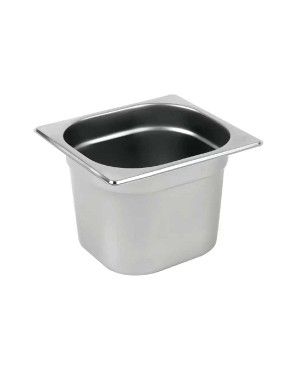 Cubeta de acero inoxidable GN 1/6 Gastronorm