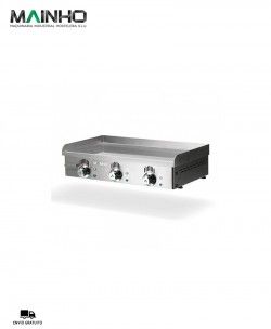 Plancha a Gas Semiranurada Cromo Duro NCRR-80N Mainho
