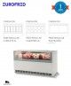 Vitrina de Heladería OneShow Free Cubeta 5L ISA Eurofred