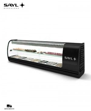 Vitrina Refrigerada Sushi Slim Tapas Doble Frío VSL7S Sayl Barcelona