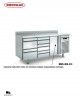 Mesa Fría Snack Refrigeración BMR-200 Docriluc