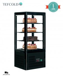 Vitrina Expositora Refrigerada UPD80-Black Tefcold