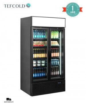 Armario Expositor de Refrigeración FSC1000H BLACK Tefcold