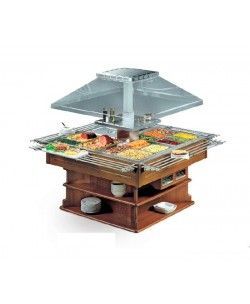 Expositor Gastrobuffet Caliente OASI 8 M BAIN MARIE Eurofred