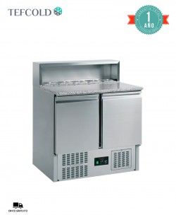 Mesa fría de Pizzería 2 Puertas GP92 Tefcold