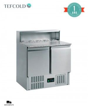 Mesa fría de Pizzería 2 Puertas GP92 Tefcold