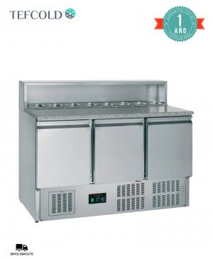 Mesa fría de Pizzería 3 Puertas GP93 Tefcold