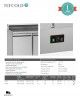 Mesa fría de Refrigeración Ingredientes GSS20 Tefcold